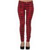 Banned - MOVE ON UP Hose Skinny Fit - Rot/Schwarz Product image